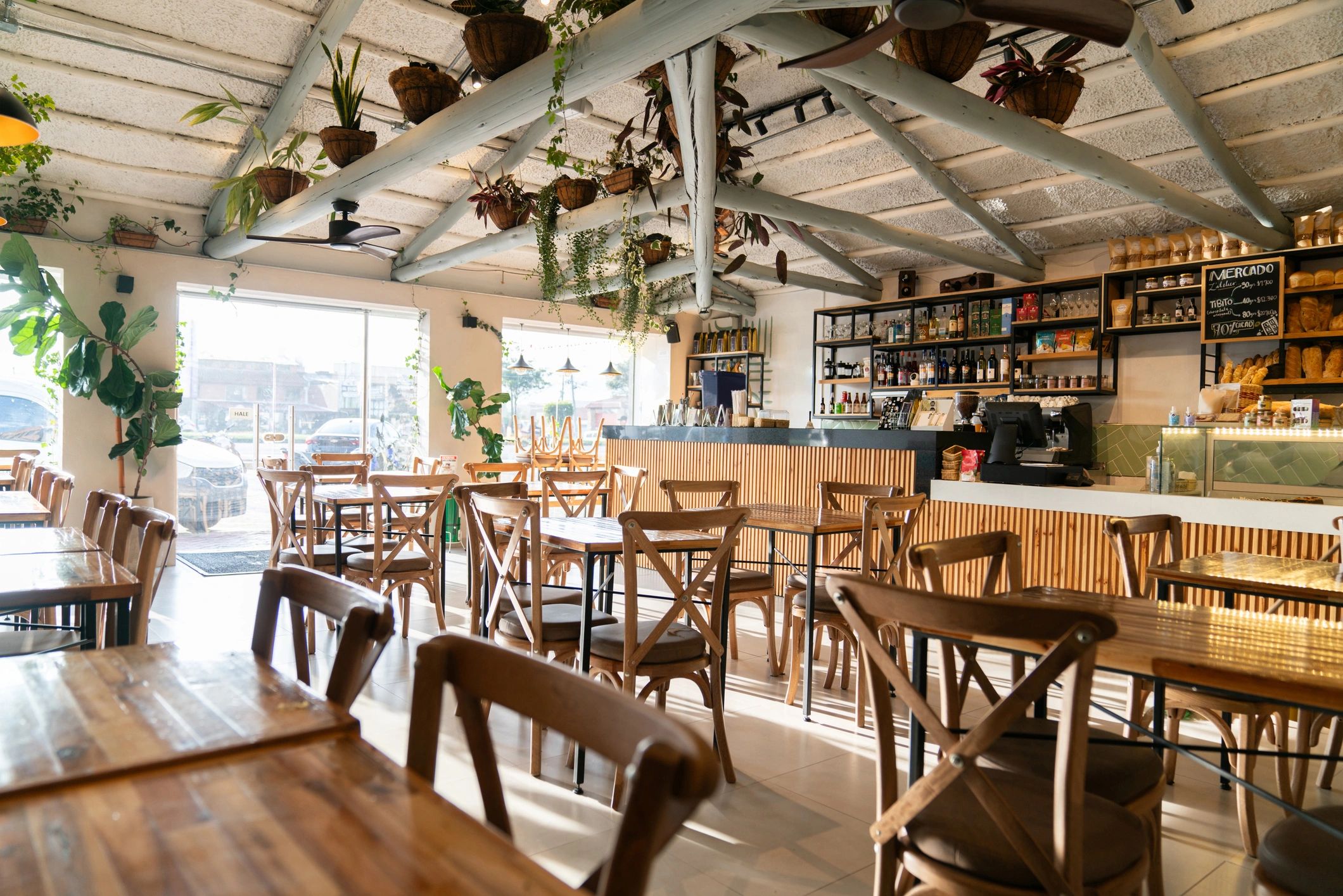 Cozy cafe style dining area